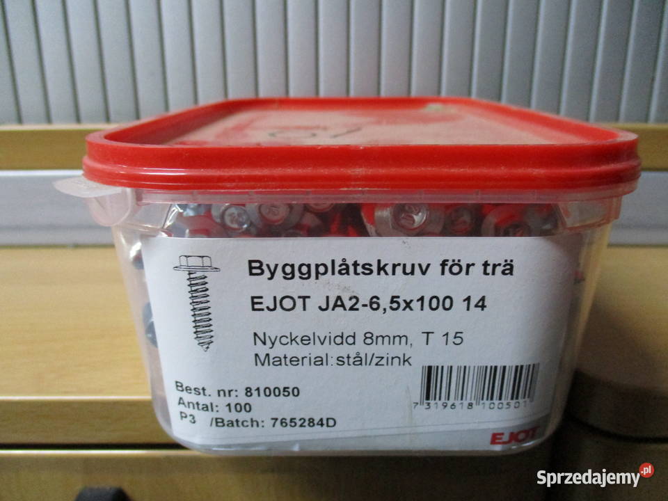 Wkręt ejot 65x100 art 810050 samowiercący drewno Mogilno