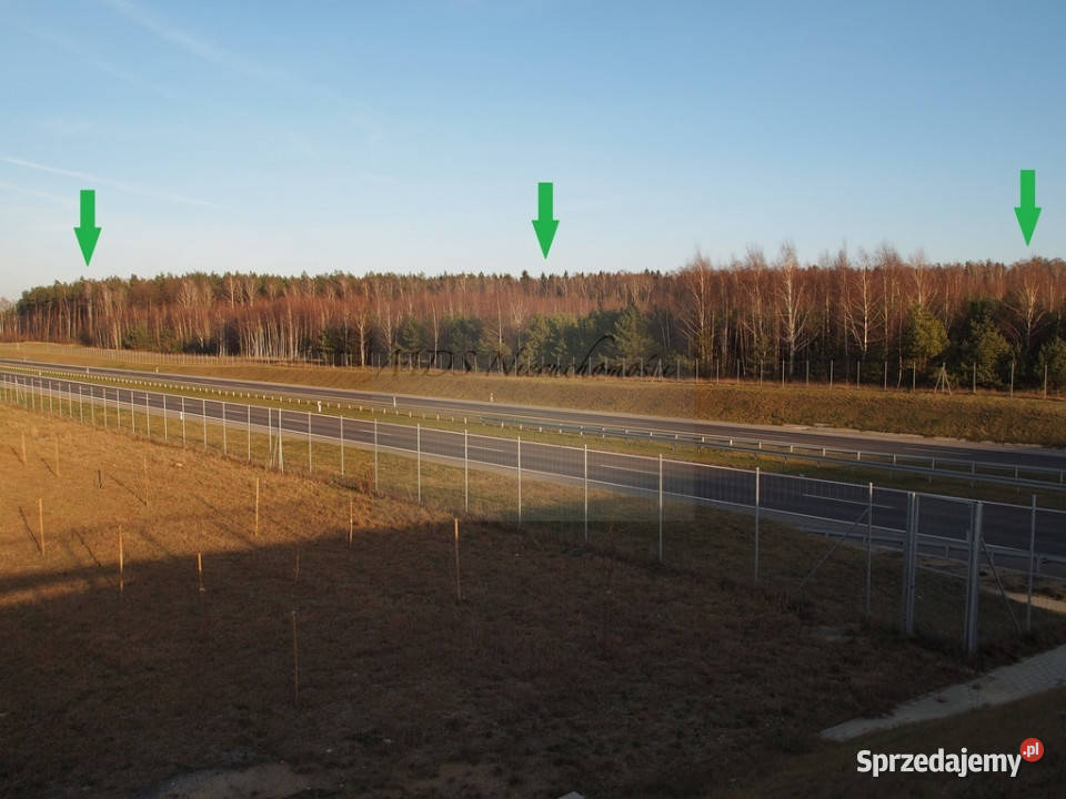 działka produkcja magazyny S 7 węzeł Powierż Górowo
