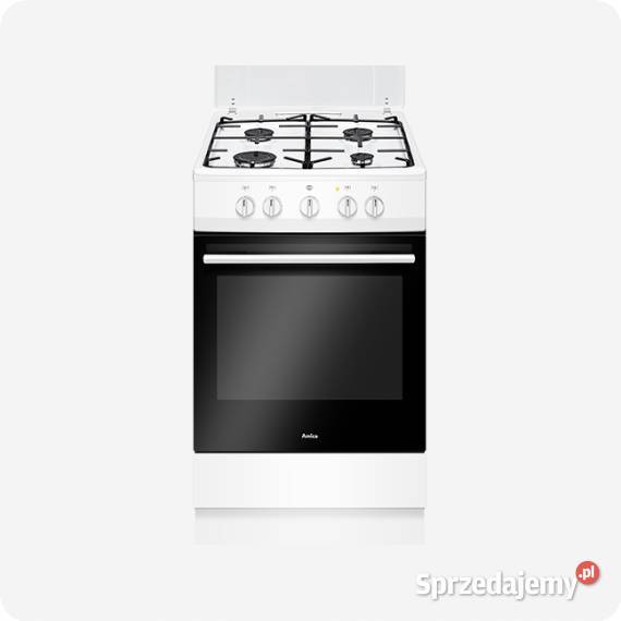 Kuchnia gazowa Amica 57GGH423ZpPW biała 70 l sprzedam