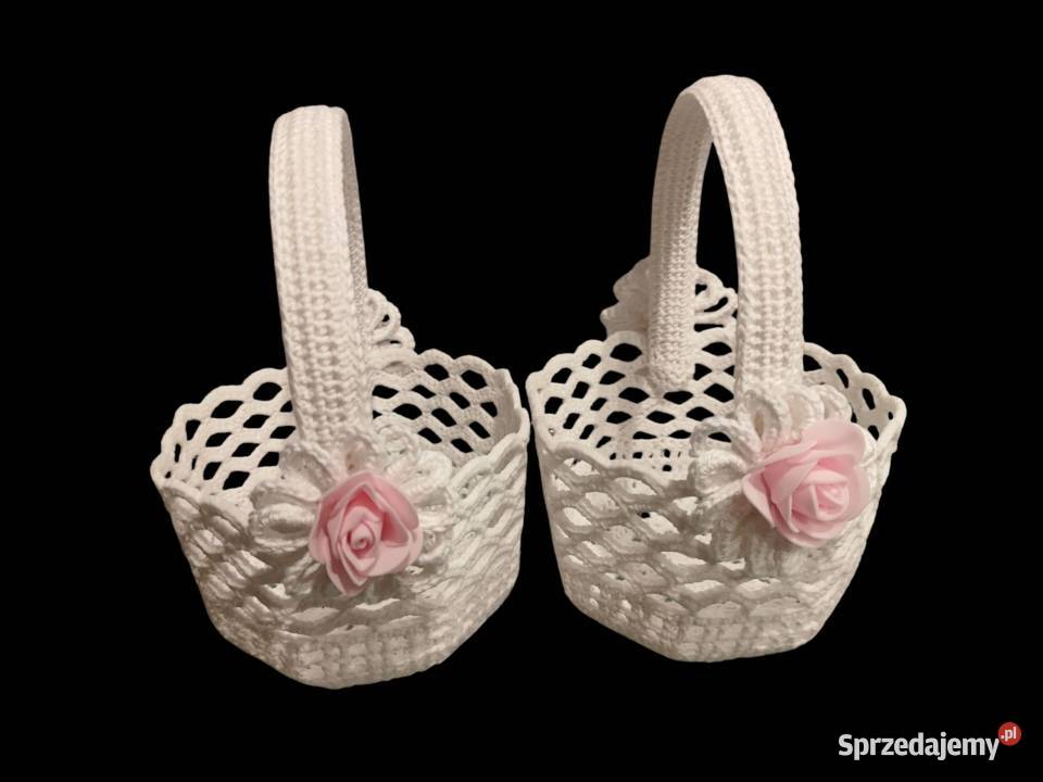 Wielkanocny koszyczek szydelkowy Ropczyce sprzedam