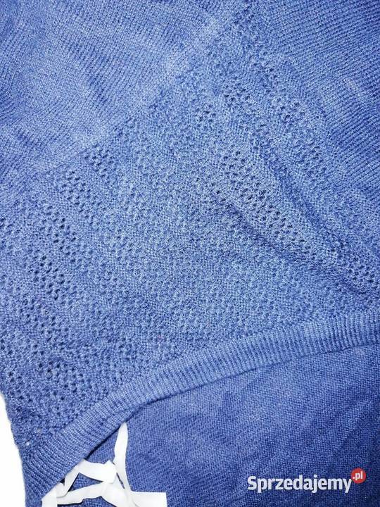 YORKER granatowy Sweterek sweter bluzkowy lekki Rozmiar 34(XS) wielkopolskie