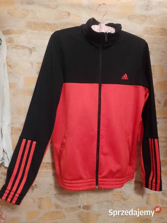 SM ADIDAS Czarno pomarańczowa bluza sportowa Kraków