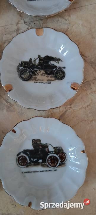 Kolekcjonerskie talerzyku z motywem starych małopolskie Tarnów