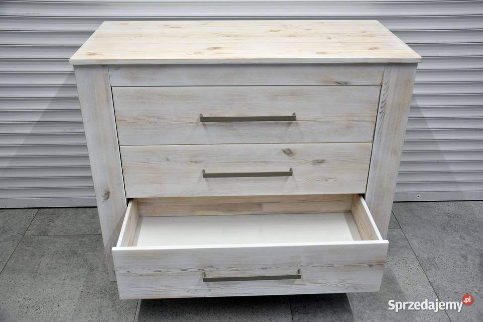 komoda sosnowa z szufladami nowa