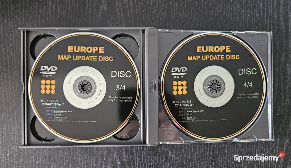 Nawigacja 2015 DVD Lexus GS z kodem aktywacyjnym osobowe Gorzów Wielkopolski