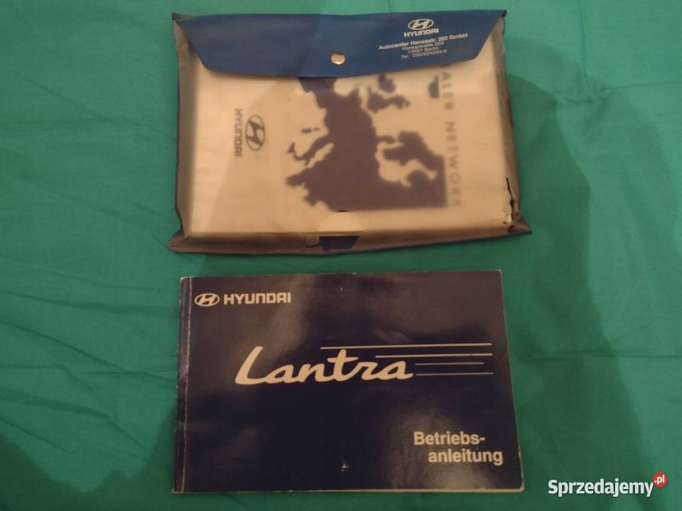 HYUNDAI LANTRA 1996 Instrukcja Obsługi książka motoryzacja, transport Łódź sprzedam
