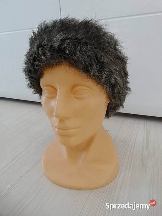 Opaska na Uszy Futrzana Zimowa Sztuczne Futerko Łomża