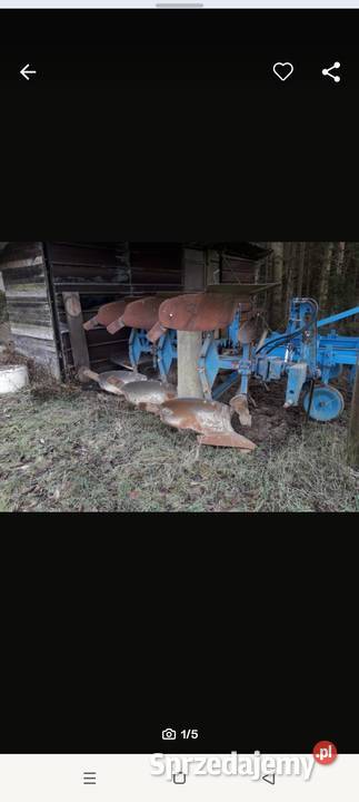 Sprzedam pług Rabewerk 3 skibowy hydrauliczny Rzgów Drugi