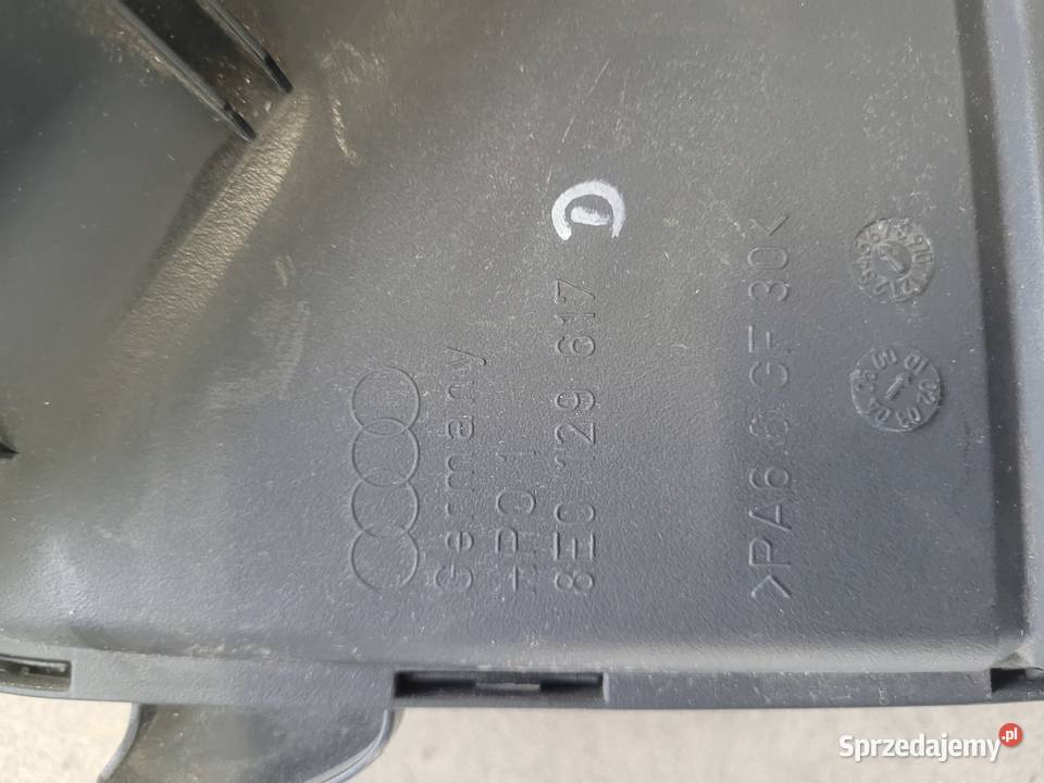 Cześci ukladu dolotowego do AUDI A4 B6 8E0129617 śląskie Kończyce Małe