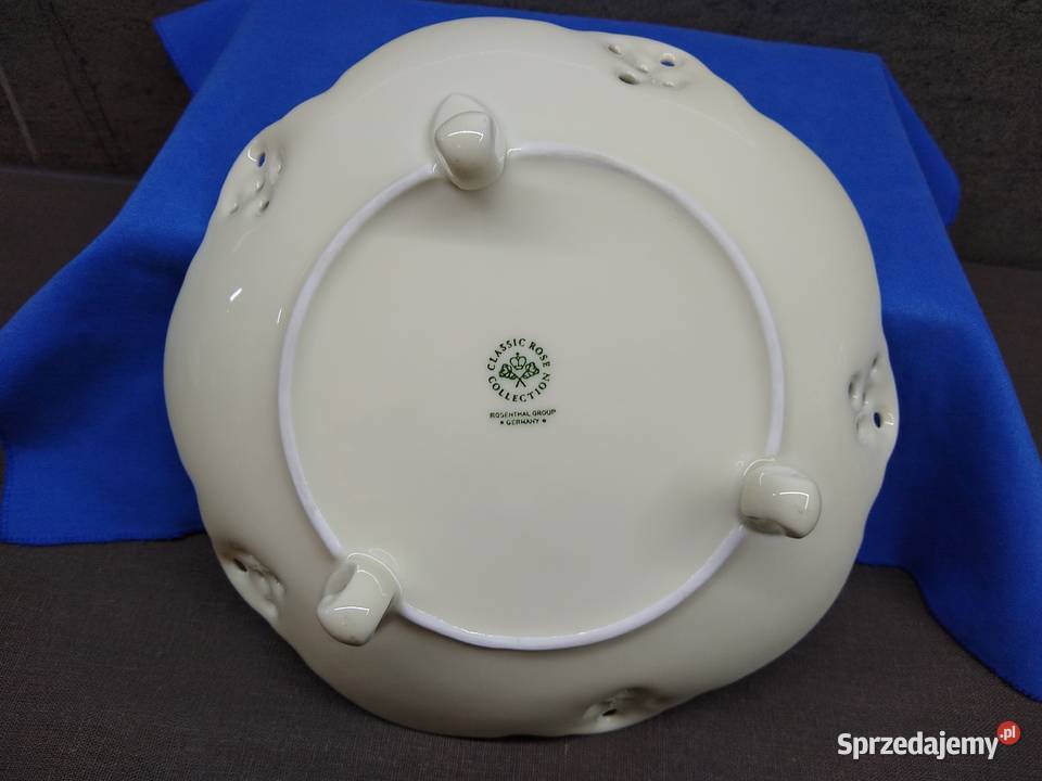 Patera Rosenthal Moliere Moosrose na 3 nóżkach Kalisz