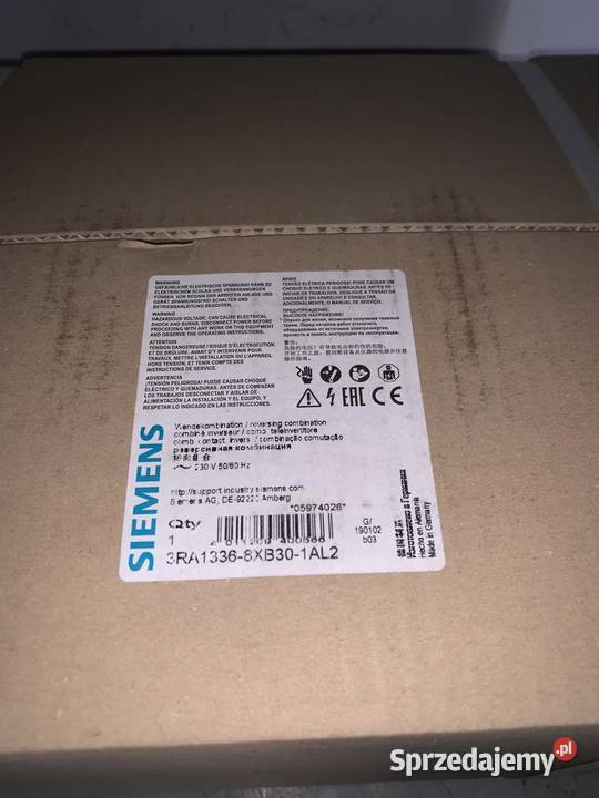 Siemens 3RA13368XB301AL2 Reversing contactor