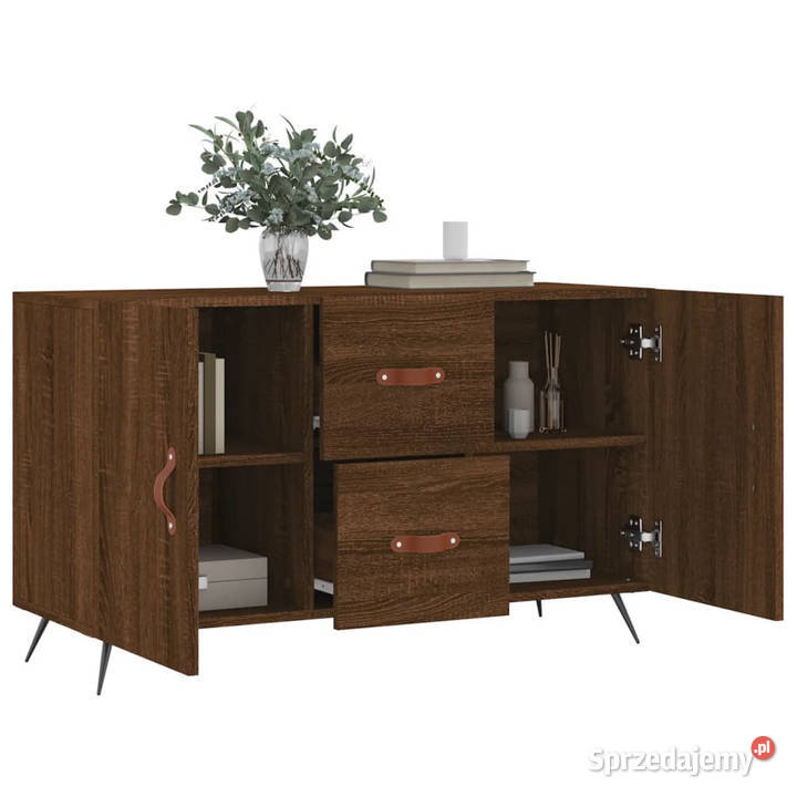 Komoda brązowy dąb 100x36x60 materiał Warszawa