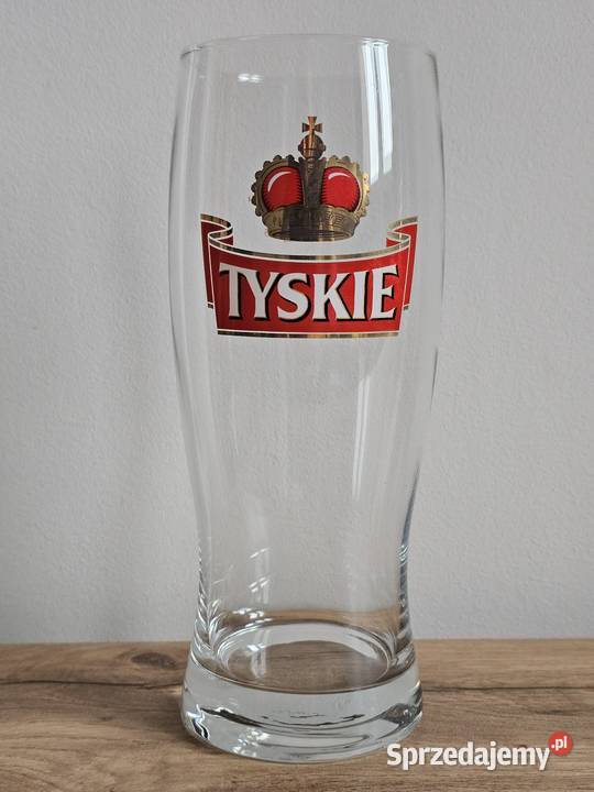 szklanka pokal kufel na piwo Tyskie 05 l Zastawa stołowa Krosno