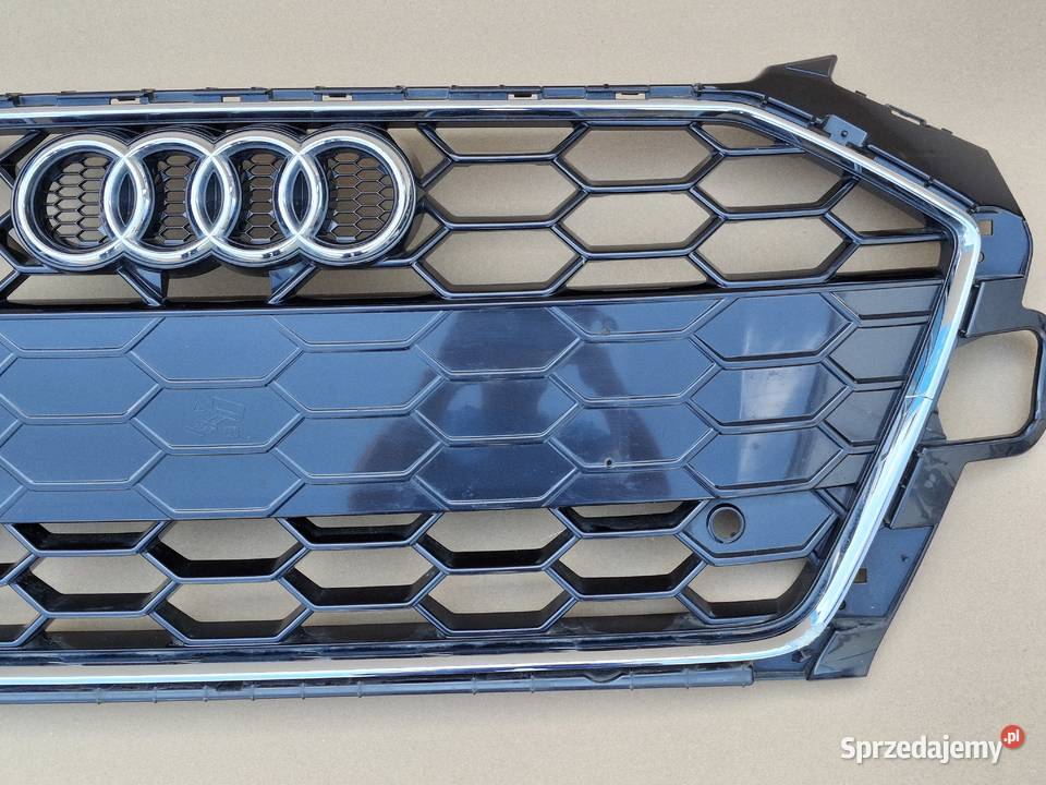 AUDI A4 B9 GRILL ATRAPA CHŁODNICY EMBLEMAT osobowe Zderzaki lubuskie Bieleń