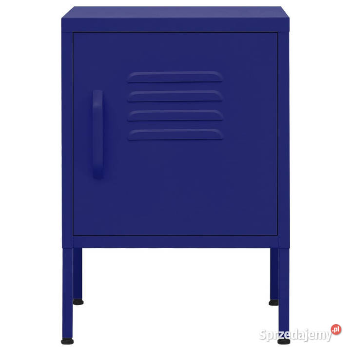 Szafka nocna granatowa 35x35x51 stalowa WM336208