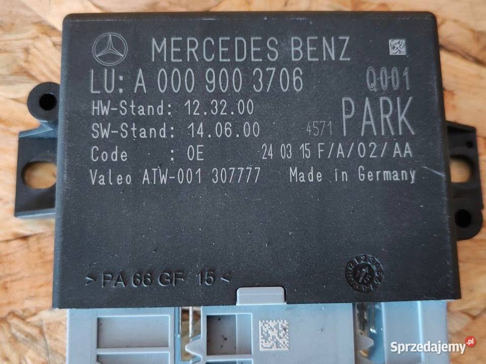 Moduł Sterownik PDC Mercedes W212 A0009003706 osobowe Pleszew