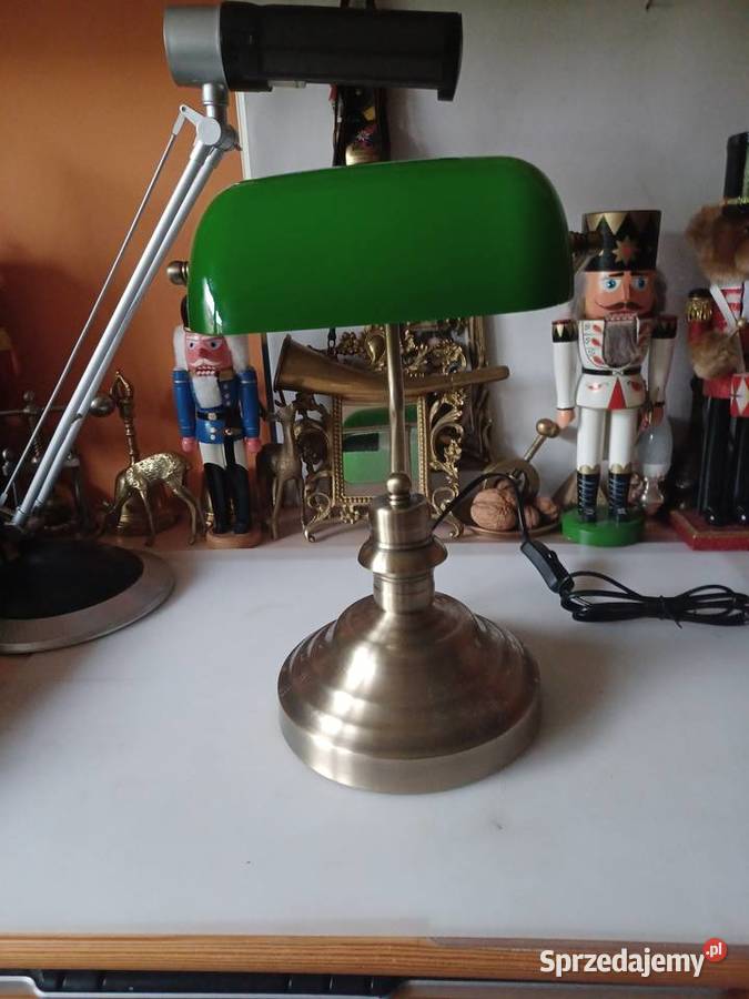 Piękna lampa stołowa bankierka Poznań