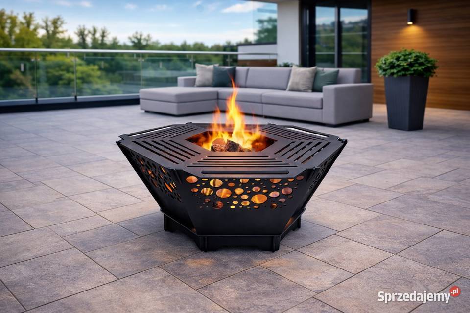 Palenisko ogrodowe PREMIUM 3 mm grill ruszt 7575 Paleniska