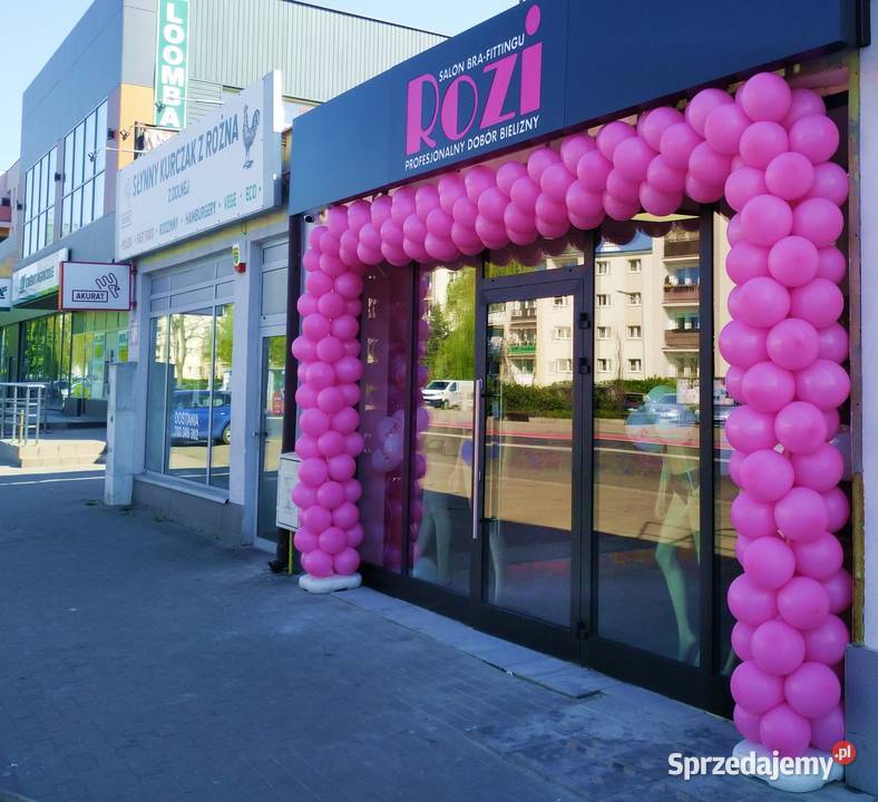 Łuki Balonowe bramy kolumny otwarcie sklepu Piaseczno