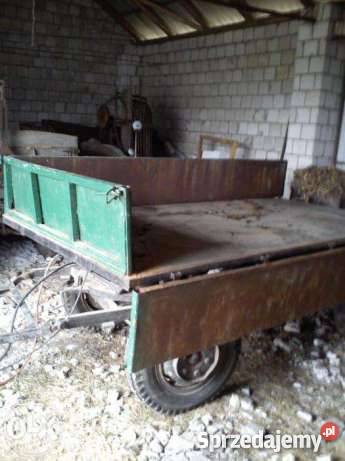 Przyczepa d43 Wywrotka z ważnymi papierami Telatyn sprzedam