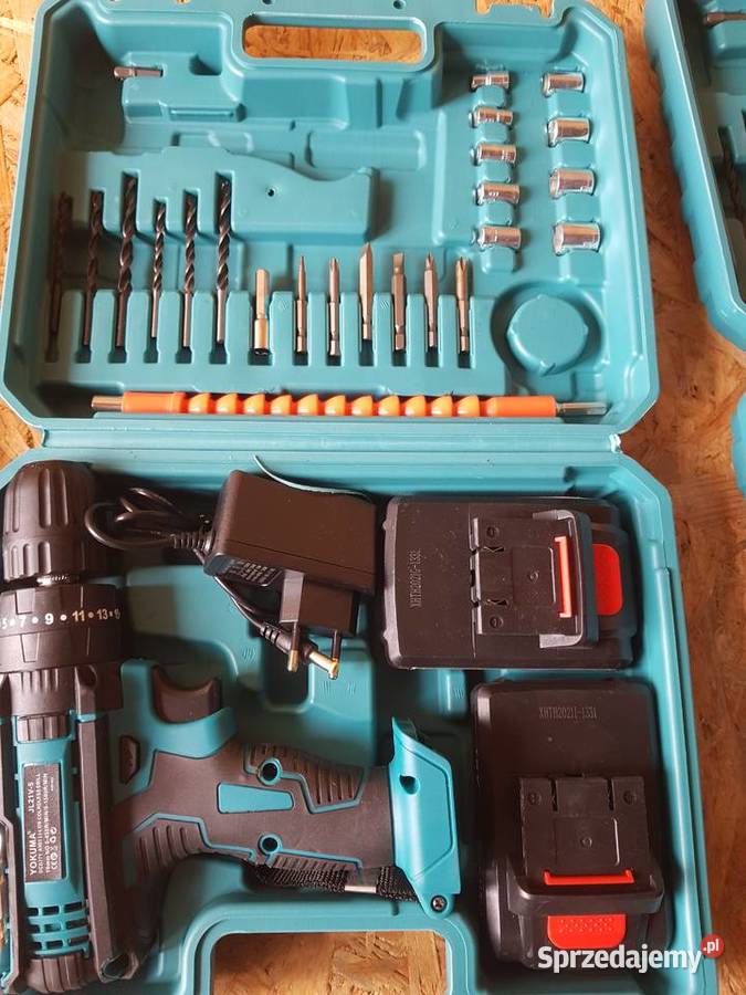 Wkrętarka AKUMULATOROWA Wiertarka UDAR 2x 2Ah wielkopolskie