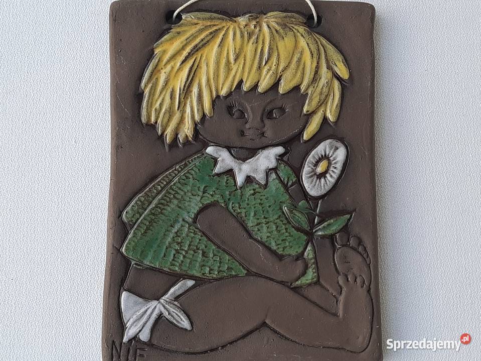 Kafelek kafel ceramiczny Ninnie Forsgren sweden Rękodzieło Łódź