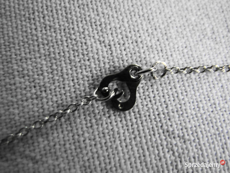 Naszyjnik srebro i zielony jadeit srebro Warszawa