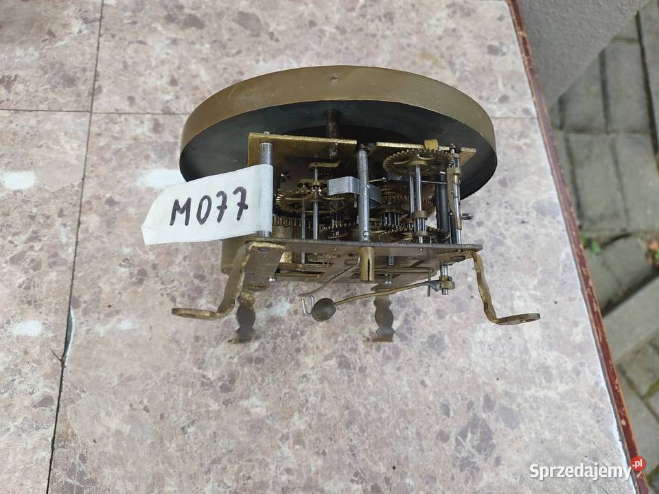 M077 Mechanizm starego zegara tarcza 145 Tczew