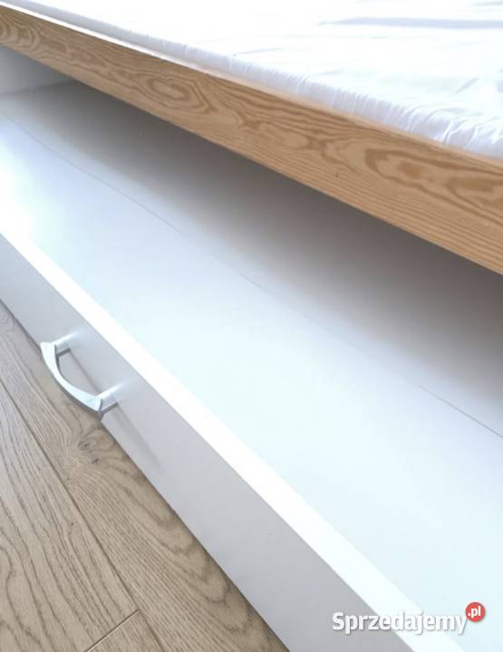 Drewniane łóżko dziecięce sosna 80x190 Pęgów