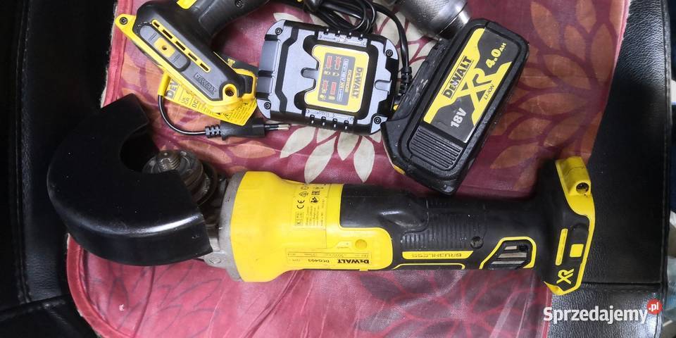 DeWalt DCG405 DCD796 ładowarka i akumulator 4AH Szlifierki kątowe Hrubieszów