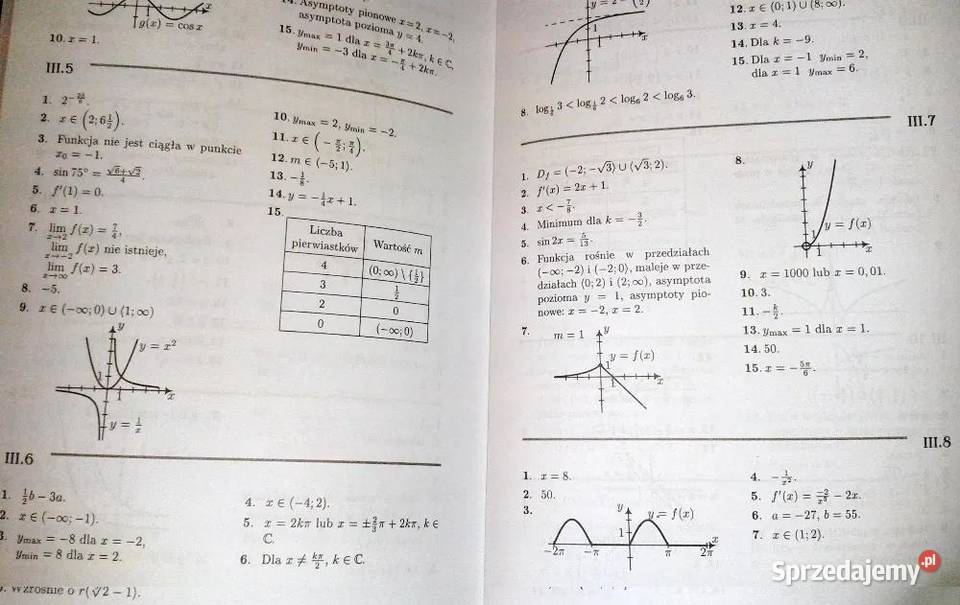 Nowa matura z matematyki Zestaw testów D Chełm