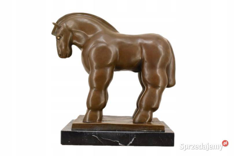 Fernando Botero Gruby Modernistyczny Koń Figura Kraków