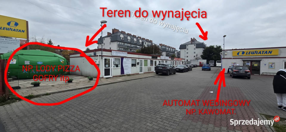 DO WYNAJĘCIA LOKAL HANDLOWOUSŁUGOWY TEREN