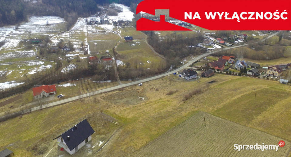 Przestronna działka budowlana w Młyńczyskach Sprzedaż Nieruchomości