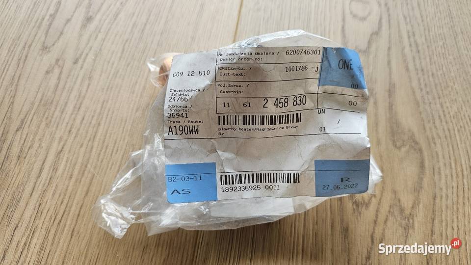 OE BMW E60 N52 ogrzewanie odmy króciec kątowy Mińsk Mazowiecki