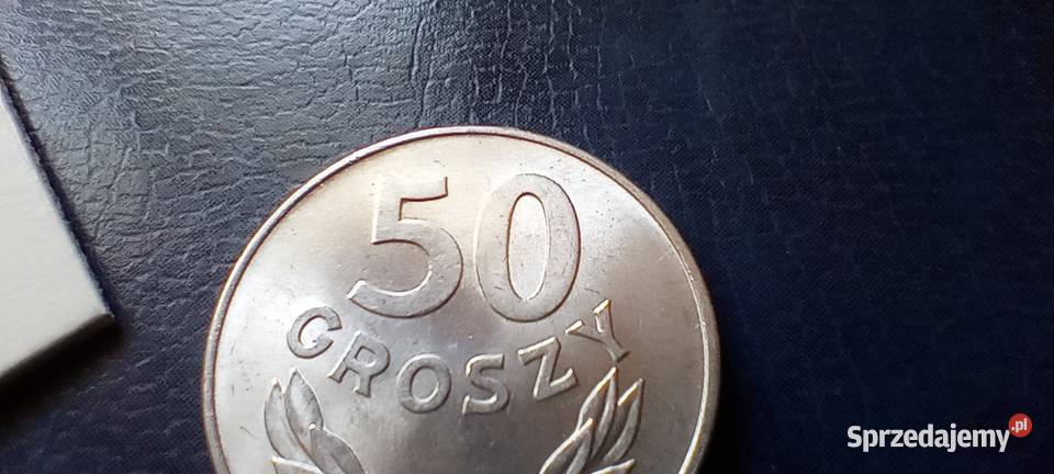 Stare monety 50 groszy 1975 PRL Polska Cudo Lesko sprzedam