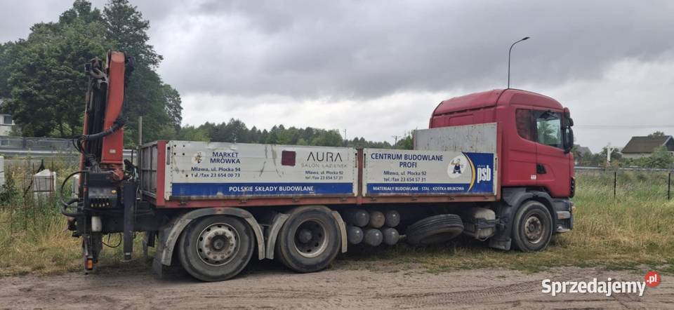 Scania 124 380 HDS palfinger pk9501 Dźwigi samochodowe Wielbark