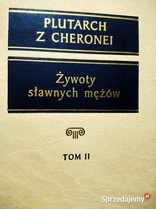 Żywoty sławnych mężów książki prezenty gwiazdka Antykwariat Warszawa