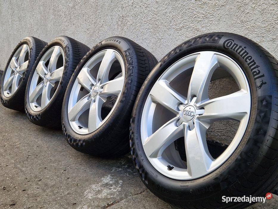 Alufelgi AUDI 18 Opony letnie 2255018 A4 B7 B8