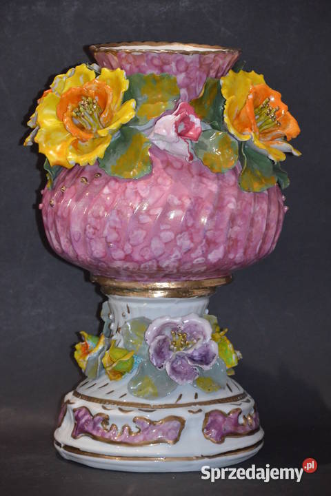 Porcelana Roceram Wazon waza Camelia do kolekcji Środa Wielkopolska