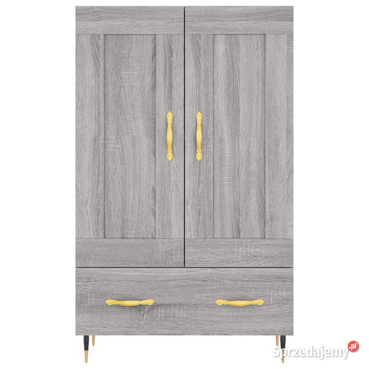 Wysoka szafka szary dąb sonoma 695x31x115