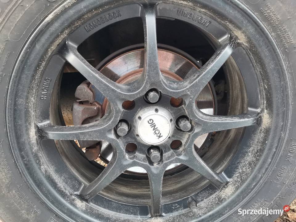 15x65 Black Konig Helium Rim 4x100 40 Offset wielkopolskie Poznań sprzedam