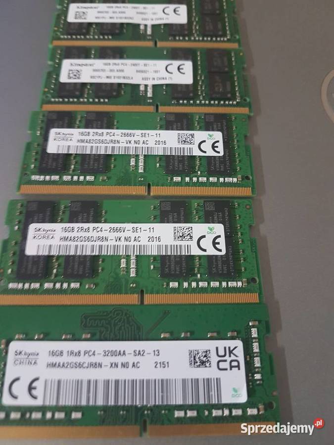 Pamieci do laptopa DDR4 8GB i 16 GB Warszawa sprzedam
