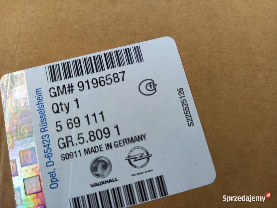 5691119196587 TARCZE TYŁ OPEL ASTRA G H MERIVA A Kraków sprzedam