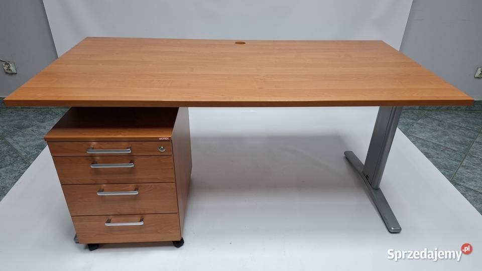 Zestaw mebli Wuteh olcha biurko 160x80 kontener wielkopolskie Poznań