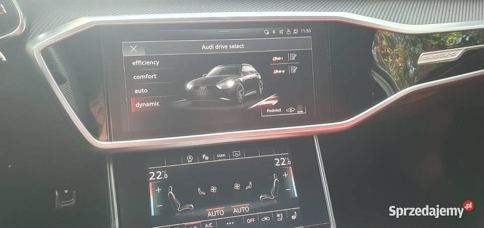 Audi RS6 Avant 40 V8 BiT exclusive 22 gwar fabr