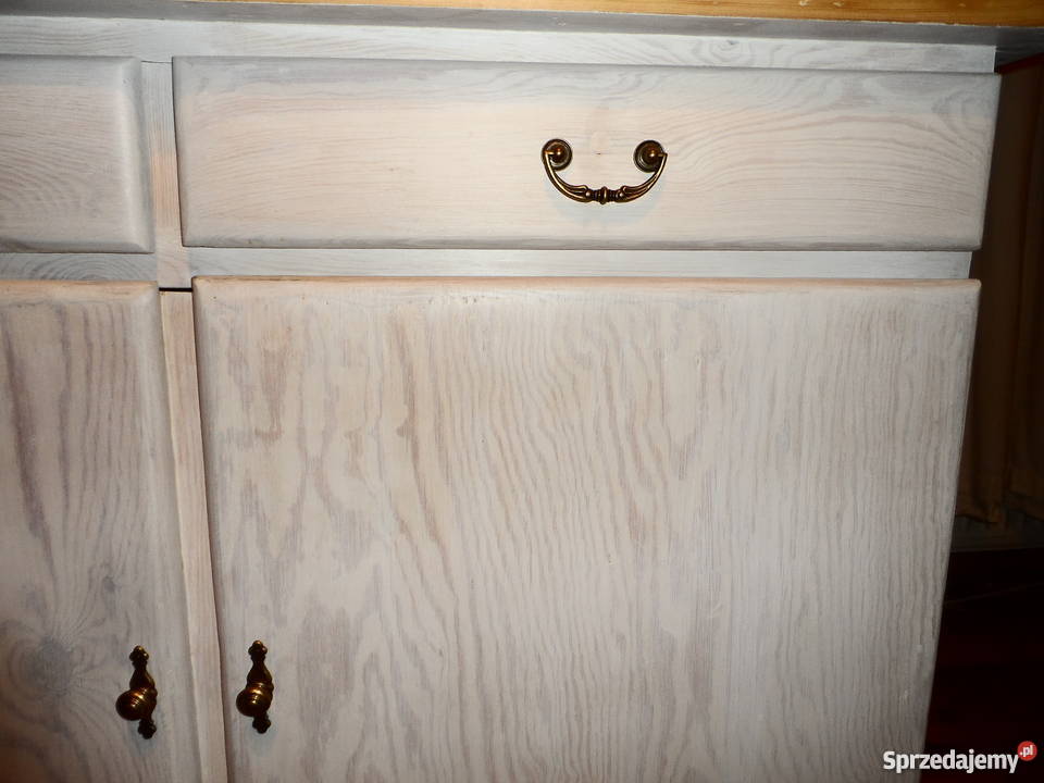 Zabytkowy kredens renowacji bielony Toruń