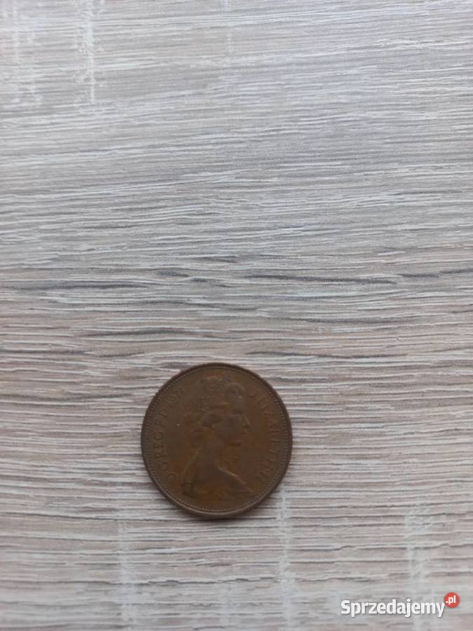 Moneta 2 pence z 1971r Suwałki