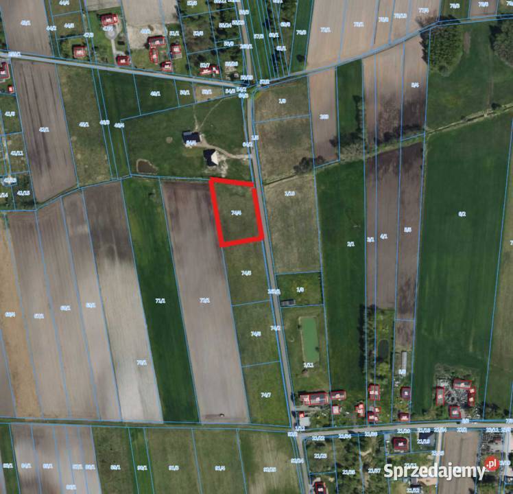 Opiesin działka z warunkami zabudowy 3499 m2 50m