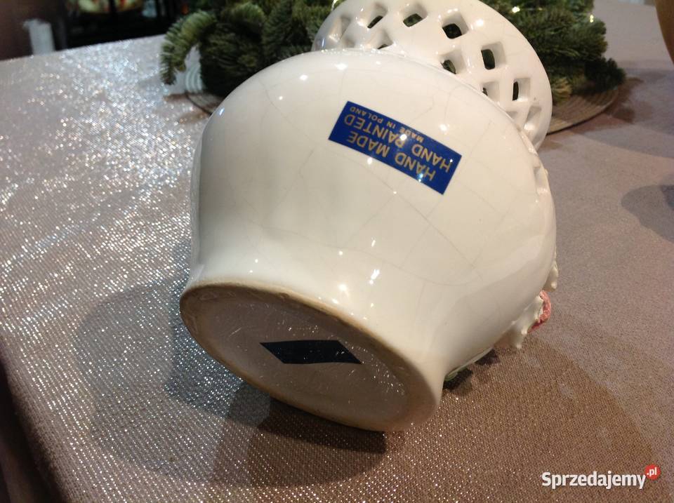 Wazon Ażurowy CERAMIC MANUFAKTURE Sygnowany